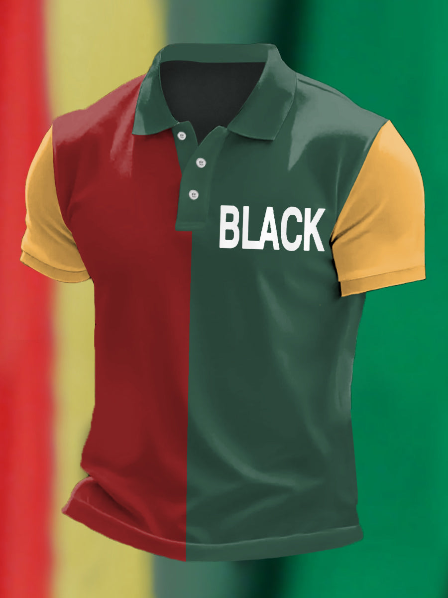 Men's Juneteenth 1865 Casual Polo