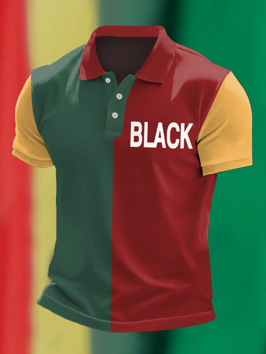 Men's Juneteenth 1865 Casual Polo
