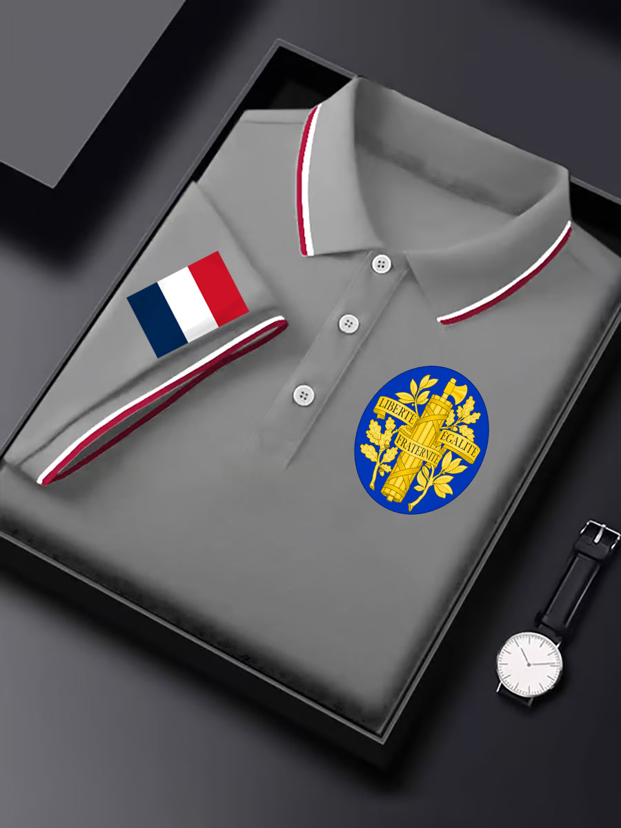 Chemise à manches courtes France pour homme