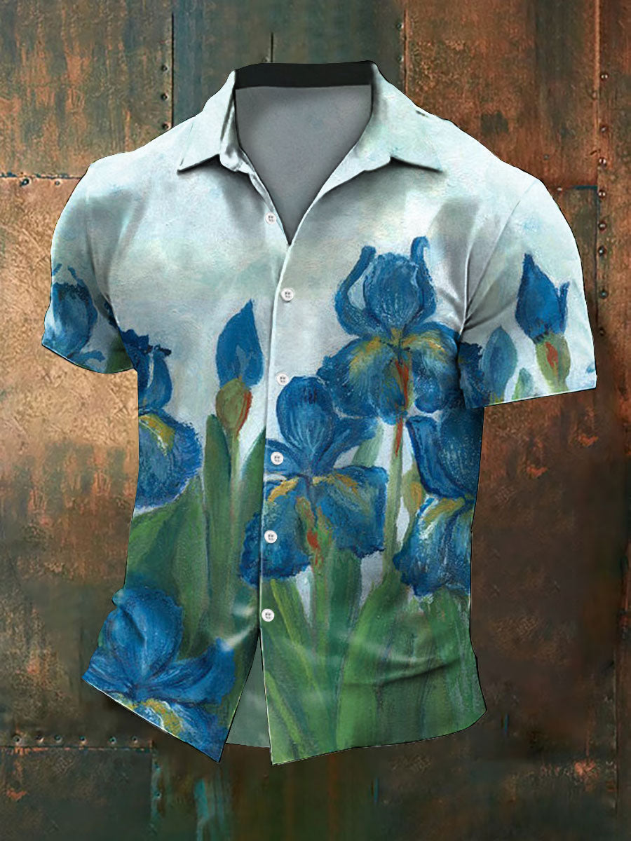 Chemise à manches courtes pour hommes