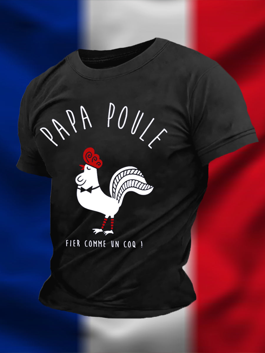 Chemise à manches courtes Fier Comme Un Coq Homme