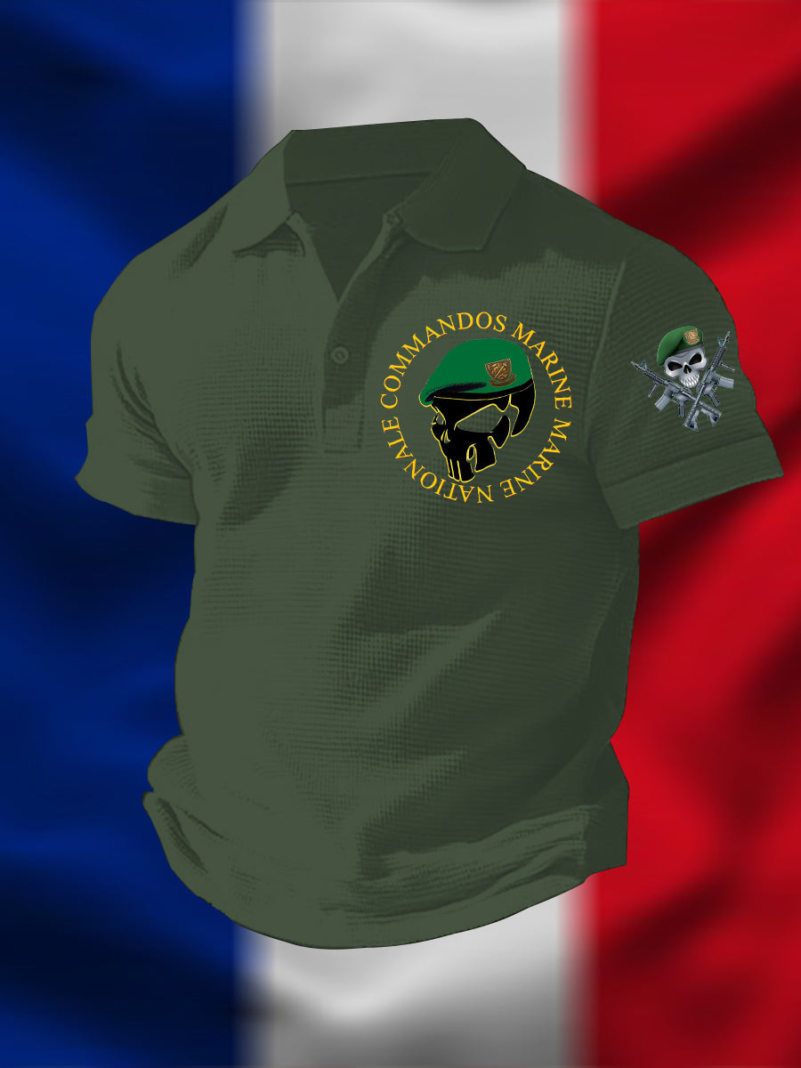 T-shirt à manches courtes Commandos Marine Homme