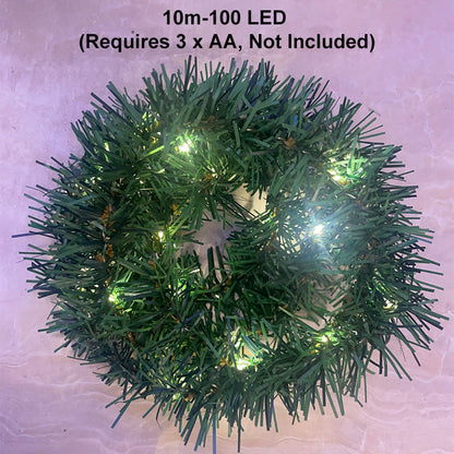 Garland de Noël polyvalent avec de la lumière