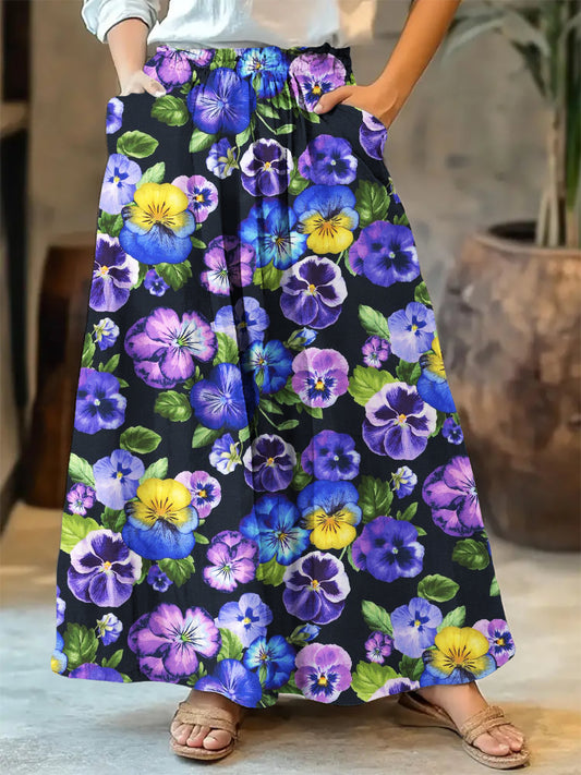 Women's Alzheimer's Floral Print Skirt