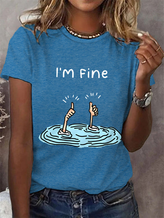 Women's I’m Fine Casual Tee
