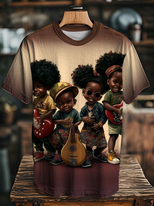 Unisex Juneteeth Black History Art Printed T-shirt