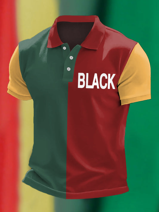 Men's Juneteenth 1865 Casual Polo