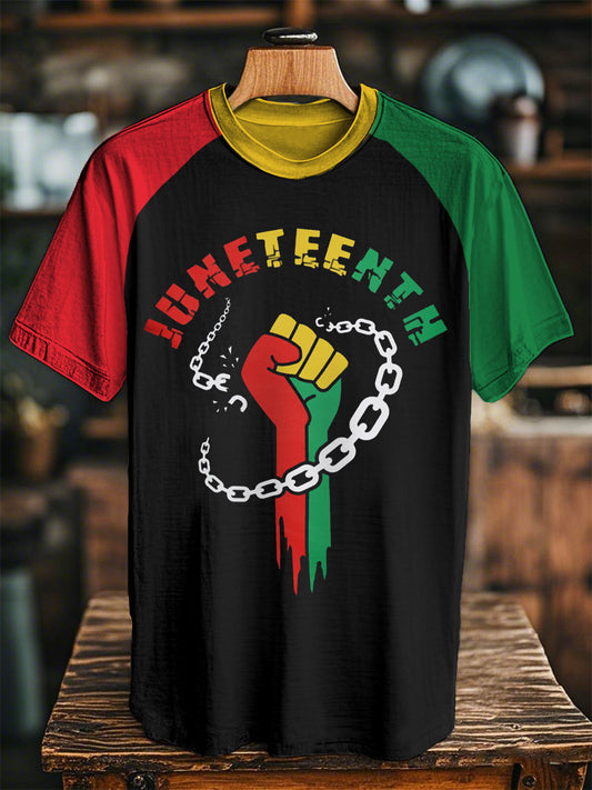 Unisex Breaking Every Chain Since 1865 Print Casual Tee