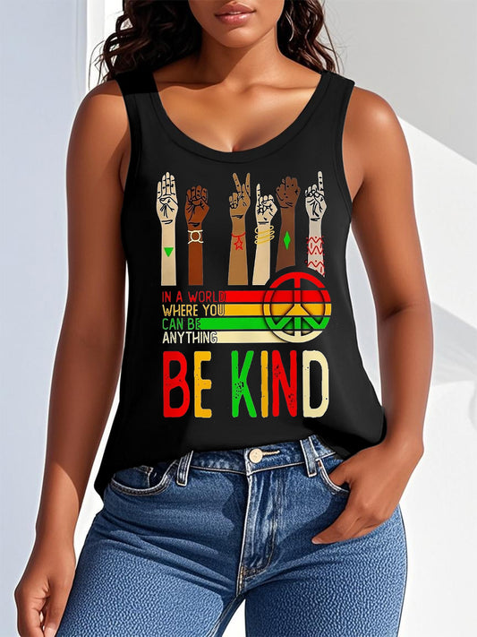 Women's Be Kind Juneteenth Casual Vest