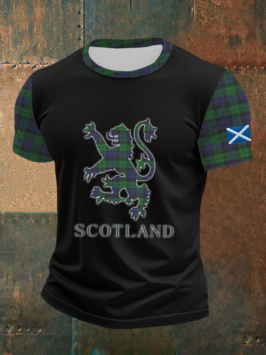 Men's Scottish Flag Short Sleeves T-shirt