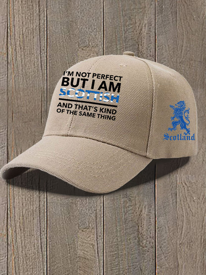 Unisex Funny Scottish Flag Print Hat