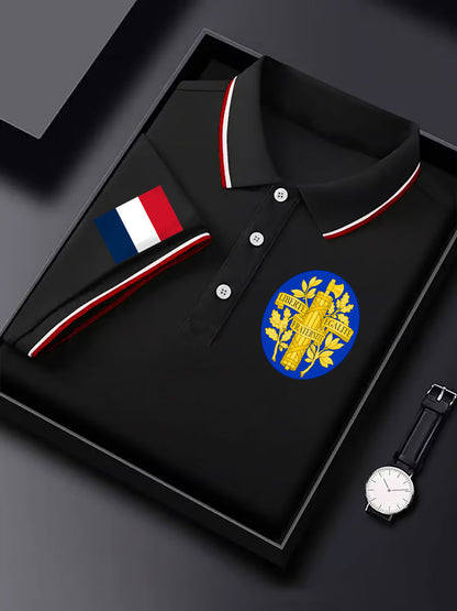 Chemise à manches courtes France pour homme