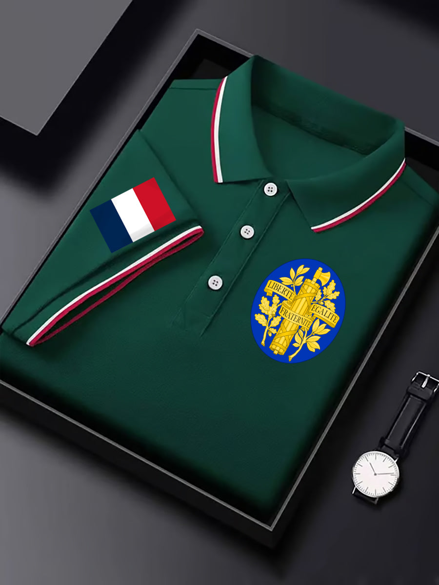 Chemise à manches courtes France pour homme