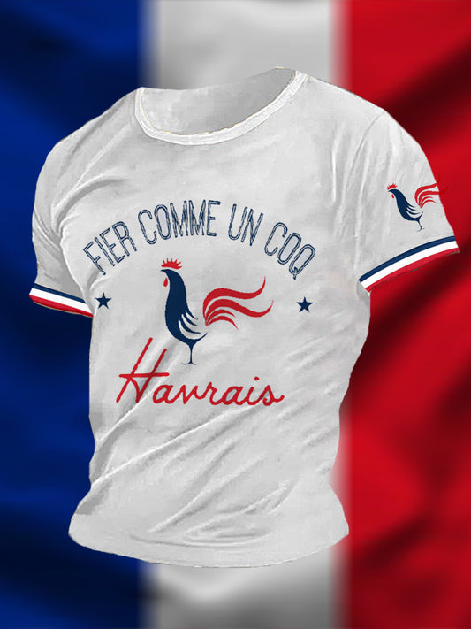 T-shirt à manches courtes Fier Comme Un Coq Homme