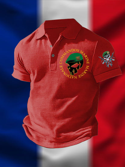 T-shirt à manches courtes Commandos Marine Homme
