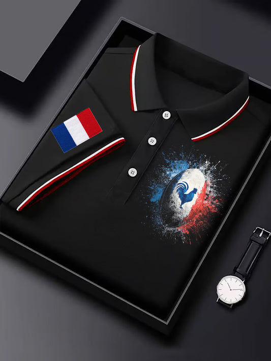 Chemise à manches courtes France Rugby Homme